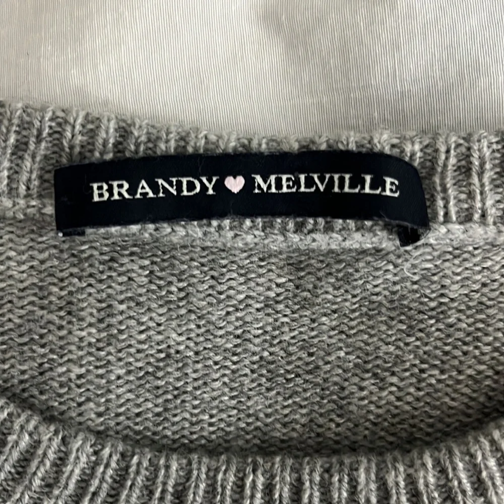 Brandy Melville Bernadette cashmere blend striped center sweater - Picture 12 of 13